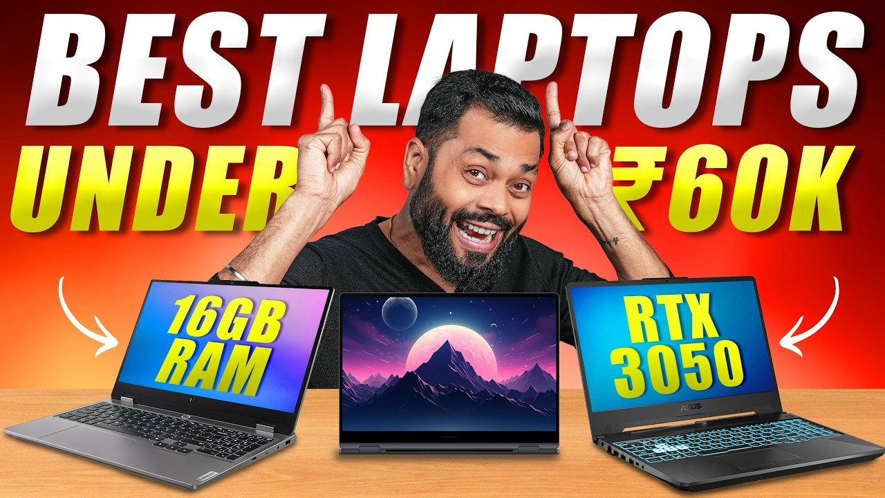 Best Gaming Laptop Under 60000 with RTX 3050